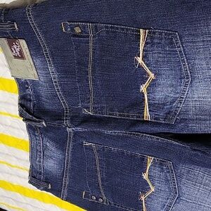5ive Jungle & Co Dark Blue Denim Shorts Mens Size 38